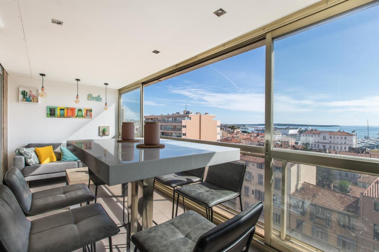 Lb Vacation Rentals I Admire Panoramic Ocean Views Through Walls Of Windows Cannes Exterior photo